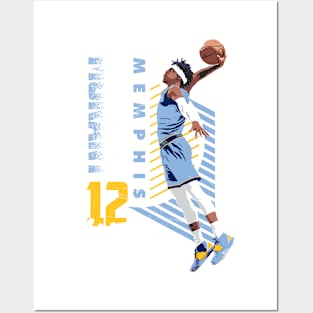 Ja Morant vintage style T-shirt Posters and Art